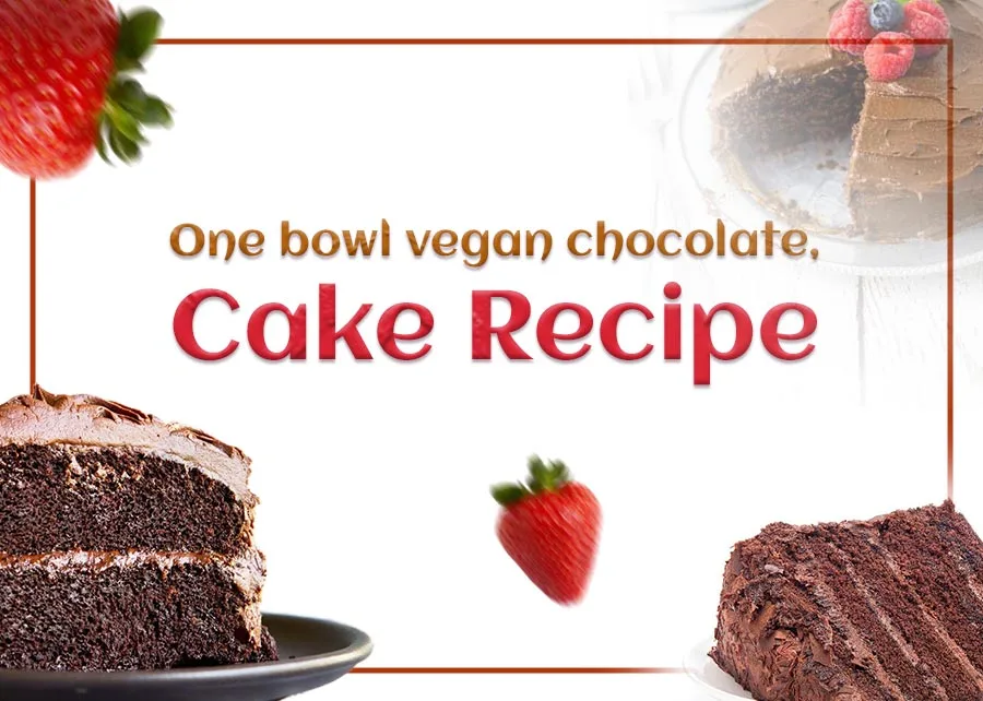 One-bowl-vegan-chocolate,-cake