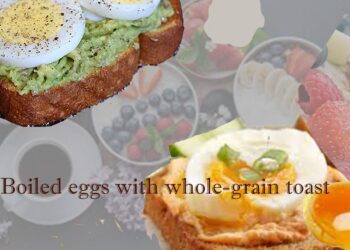 Simple lifestyle changes for weight loss with boiled eggs and whole-grain toast healthy breakfast
